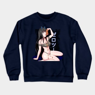 Dark Zerotwo By ANGEL.FANART Crewneck Sweatshirt